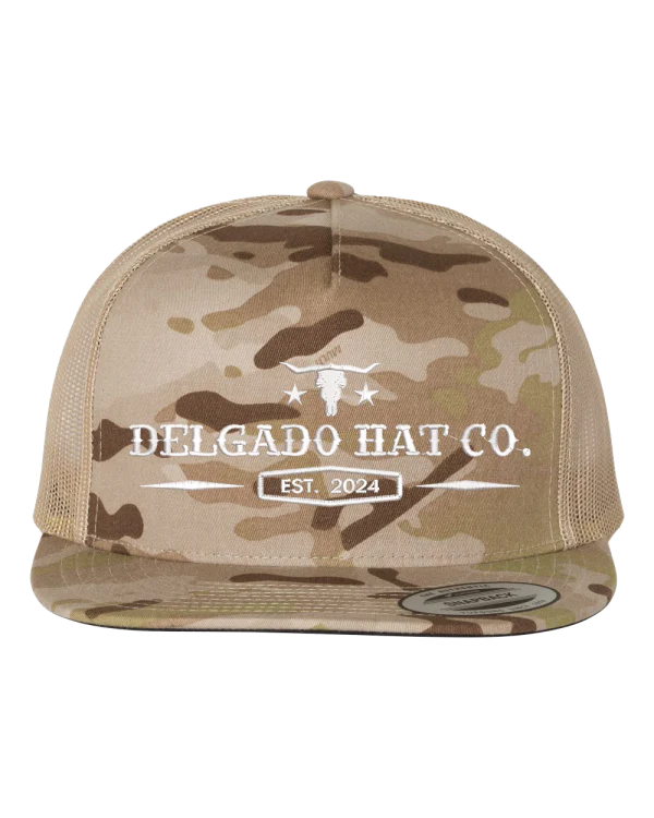 Camo Delgado Hat Co. Snapback