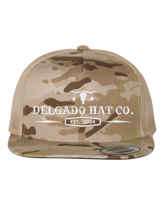 Camo Delgado Hat Co. Snapback